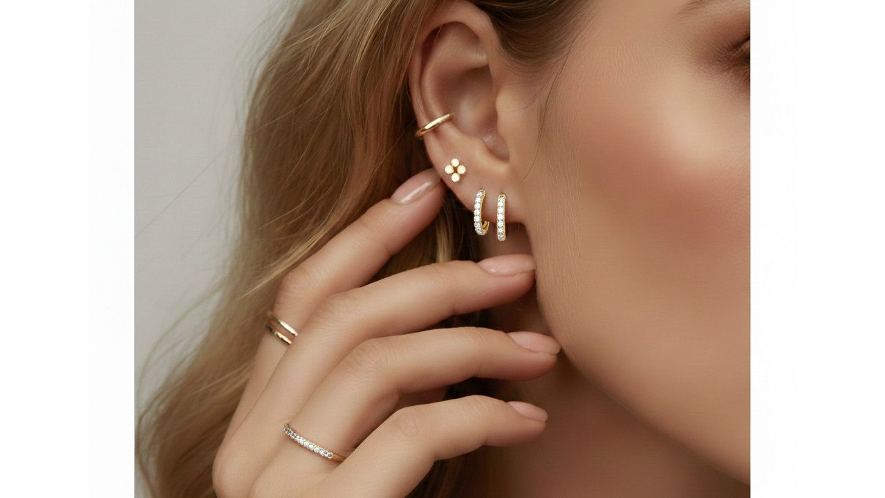 Aretes en oro en Bogotá | Joyas Osadía